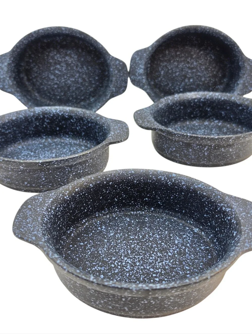 Folio Speckled Nonstick Oval Handled Baking Dishes 5 piece 7
